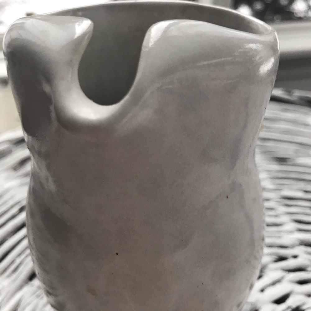 Bennington Potters pitcher broken handle